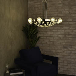 Cosmo 12-Light LED Chandelier